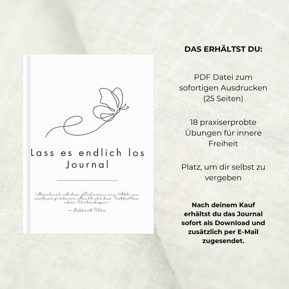 Lass es endlich los - Journal
